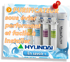 Purificateurs sous �vier HYUNDAI avec Ultra-Filtration > En savoir plus...