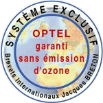 Brevet OPTEL® sans ozone des ioniseurs OR'IONS