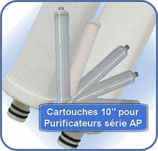 DYNAVIVE - Cartouches 10" pour purificateurs AP