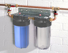 DYNAVIVE - Montage en "by-pass" d'une filtration avec portes-filtres BIG-BLUE