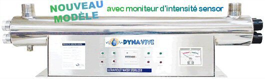 DYNAVIVE - Stérilisateurs ultra-violets 120 Watts et 156 Watts avec SENSOR
