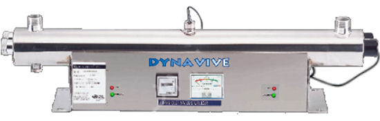 DYNAVIVE - Stérilisateur UV 80 Watts (24GPM) avec Capteur SENSOR - Horizontal