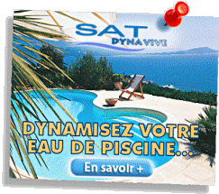 Dynamisation de l'eau des piscines avec SAT-POOL-350 > En savoir plus...
