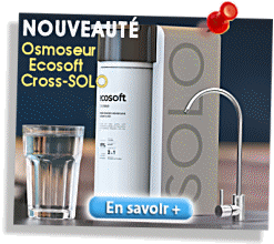 Nouvel Osmoseur  dbit direct Ecosoft Cross-SOLO (500GPD > En savoir plus...