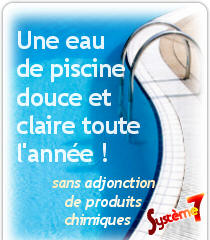 La gamme traitements piscine SYSTÈME7 diffusée par Dynavive