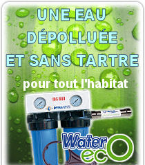 Le combiné Dépollution + Anti-Calcaire WATER'ecO proposé par Dynavive
