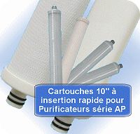 Cartouches pour Purificateurs modulaires type AP