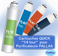 Cartouches pour Purificateurs PALLAS