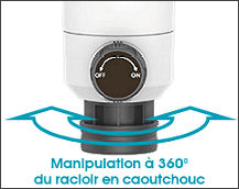 Filtre autonettoyant CANATURE CPF-4E - Manipulation du racloir