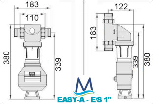 cotes Filtre autonettoyant automatique METALife EASY-A 1 pouce