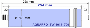Cotes membrane Aquapro 400GPD