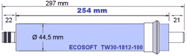Cotes membrane DOW-Filmtec 100GPD