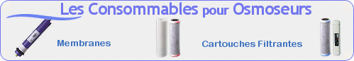 DYNAVIVE - Cartouches et Membranes pour Osmoseurs domestiques