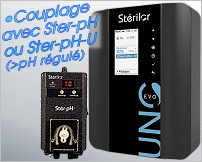 Couplage Strilor EVO-UNO avec rgulation pH STER-pH