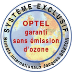 Brevet OPTEL sans ozone des ioniseurs OR'IONS