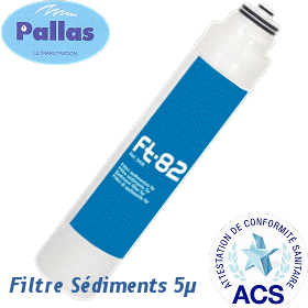 Voir dtails>  Cartouche (FT-82 ou CT-82)  Sdiments 5 Purificateurs PALLAS