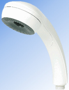Voir dtails> Douchette PULSECO-LUXE - Blanche & Grise (9 L/min)(Eco 55%)