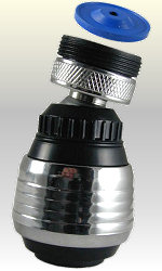 Voir dtails> DUOJET Chrom sur Rotule 360 -2 jets (6 L/min) (tous robinets)