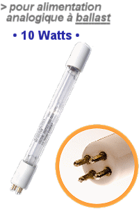 Voir dtails>  Lampe UV Aquapro 10 WATTS (emballage Box)