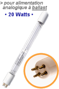 Voir dtails>  Lampe UV Aquapro 20 WATTS (emballage Box)