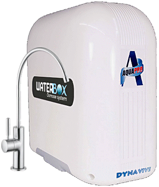 Voir d�tails>  Purificateur sous �vier Aquapro� WATERBOX UltraFiltration 0,05 micron -6 niveaux avec anti-calcaire