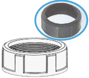 Voir dtails> crou PVC 3'' pour Vase STRILOR-Systme7