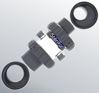 Voir dtails>  Strilor-EVO - Module 2 portes accessoires indpendant (complet avec raccords 50 & 63)