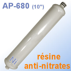 Voir dtails>  Cartouche  Rsine ANTI-NITRATES - AP
