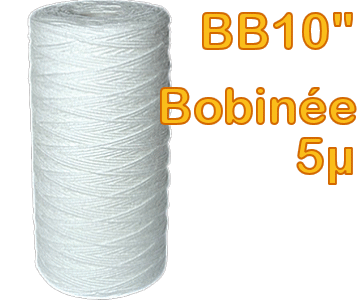 Voir dtails>  Cartouche  Sdiments Bobine 5 microns - Big Blue 10''