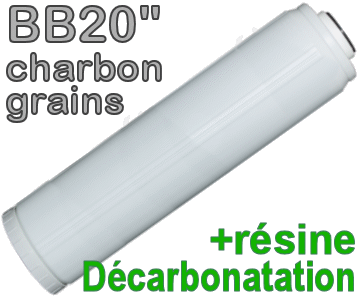 Voir dtails>  Cartouche de Dcarbonatation - Big Blue 20''