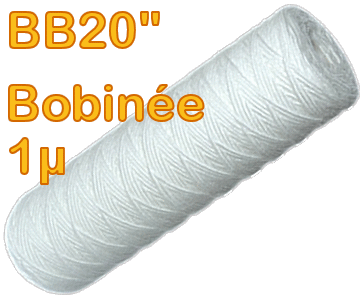 Voir dtails>  Cartouche  Sdiments Bobine 1 micron - Big Blue 20''