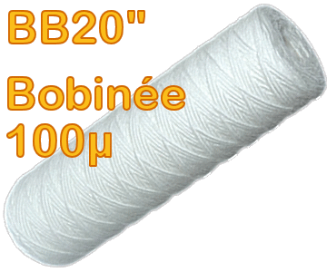 Voir dtails>  Cartouche  Sdiments Bobine 100 microns - Big Blue 20''
