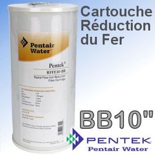 Voir dtails> Cartouche PENTEK de rduction du Fer (dferrisation) - Big Blue 10''