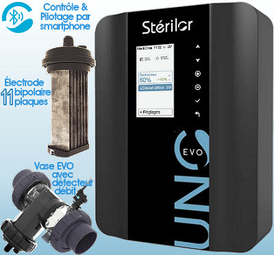 Voir détails> Électrolyseur STÉRILOR Sel EVO-UNO (100m3)