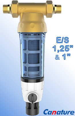 Voir dtails>  Filtre autonettoyant CANATURE CPF-8E 40 microns - 8 m3/h
