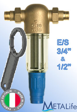 Voir dtails>  Filtre autonettoyant METALife SIMPLE 89 microns - 3,5  4 m3/h