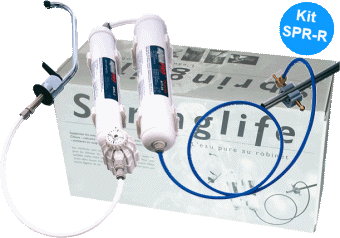 Voir dtails>  Kit purificateur SPR (SpringLife) TRIPURE & ANTI-NITRATE +Compteur volumtrique