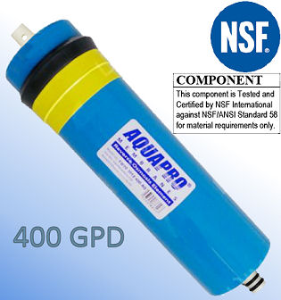 Voir dtails>  Membrane Osmose Aquapro -1514 L/j (400GPD)