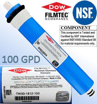 Voir dtails>  Membrane Osmose DOW-FILMTEC -380 L/j (100GPD)