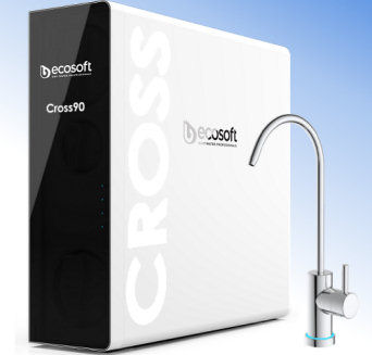 Voir dtails> Osmoseur Ecosoft CROSS90 Booster -4 niveaux-2280 L/j (600GPD) -DBIT DIRECT