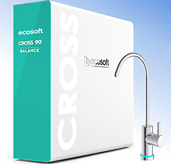 Voir d�tails> Osmoseur Ecosoft CROSS90-Balance - Booster -4 niveaux avec Min�ralisation -2280 L/j (600GPD) -D�BIT DIRECT