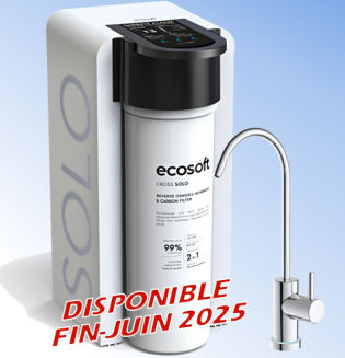 Voir dtails> Osmoseur Ecosoft CROSS-SOLO Booster -2 niveaux-1894 L/j (500GPD) -DBIT DIRECT