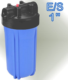 Voir dtails>  Porte-filtre BIG BLUE 10 pouces (E/S 1'') sans accessoires