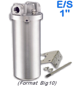 Voir dtails>  Porte-filtre JUMBO-INOX compatible Big Blue 10'' complet (E/S 1'')