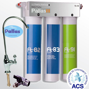 Voir dtails>  Purificateur sous vier Ultra-Filtration 0,1 PALLAS III (3niveaux)