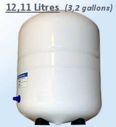 Voir dtails>  Rservoir pressuris Eau Osmose - 12,1L (acier)