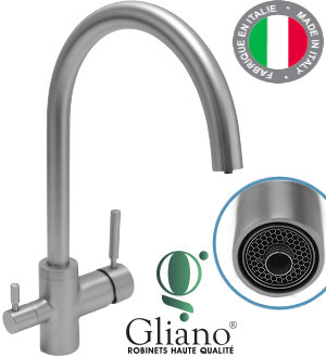 Voir dtails>  Robinet mitigeur 3 voies GLIANO-301 - MAT