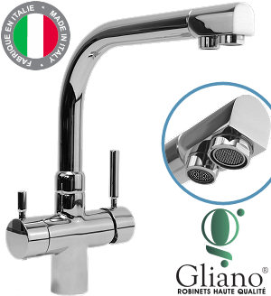 Voir dtails>  Robinet mitigeur 3 voies GLIANO-302 - CHROME