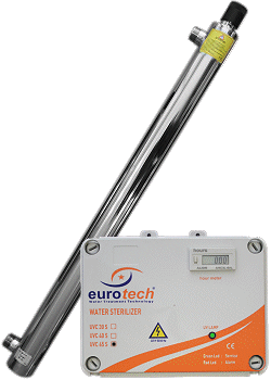 Voir dtails> Strilisateur UV EuroTech 75 WATTS -lectronique avec Compteur d'Heures (5 m3/h)