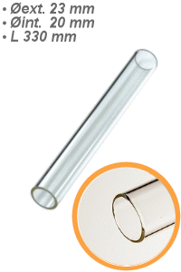 Voir dtails>  Tube Quartz Aquapro pour lampe UV-14 Watts (emballage Box)